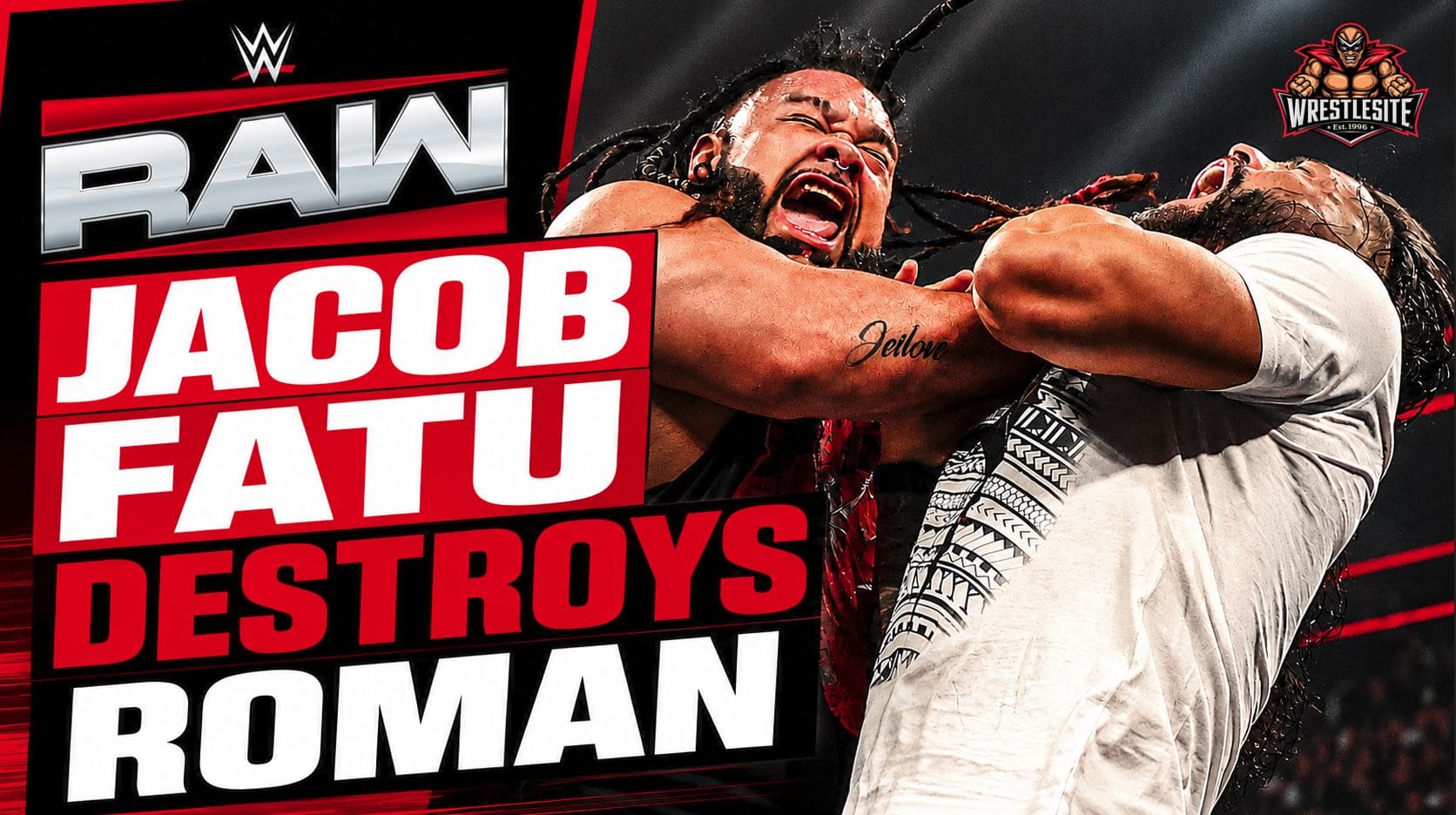 Jacob Fatu attacks Roman Reigns and The Usos during chaotic WWE Raw confrontation in Knoxville