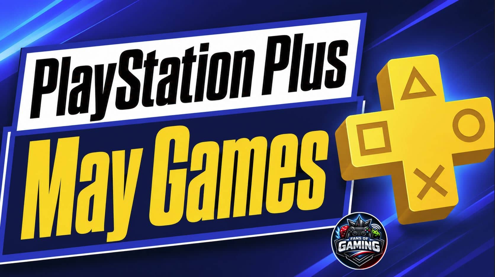 PlayStation Plus May lineup featuring Star Wars Outlaws, Red Dead Redemption 2, Time Crisis, and PS5 games.