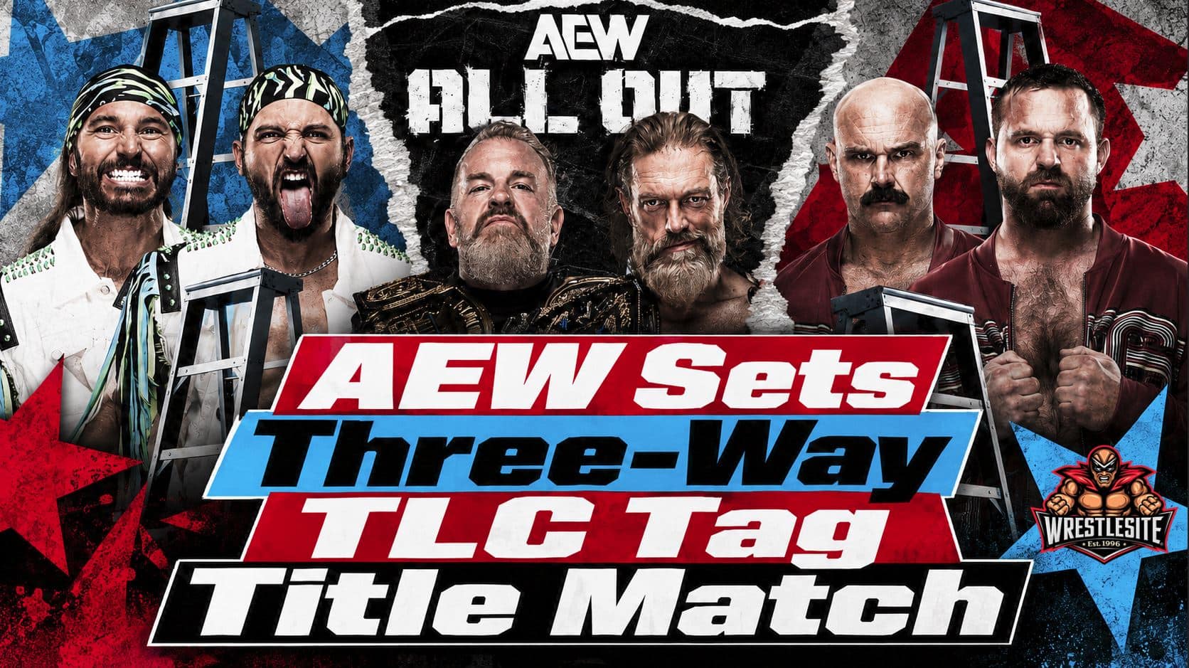 Copeland and Christian defend AEW tag titles against FTR and Young Bucks in TLC match