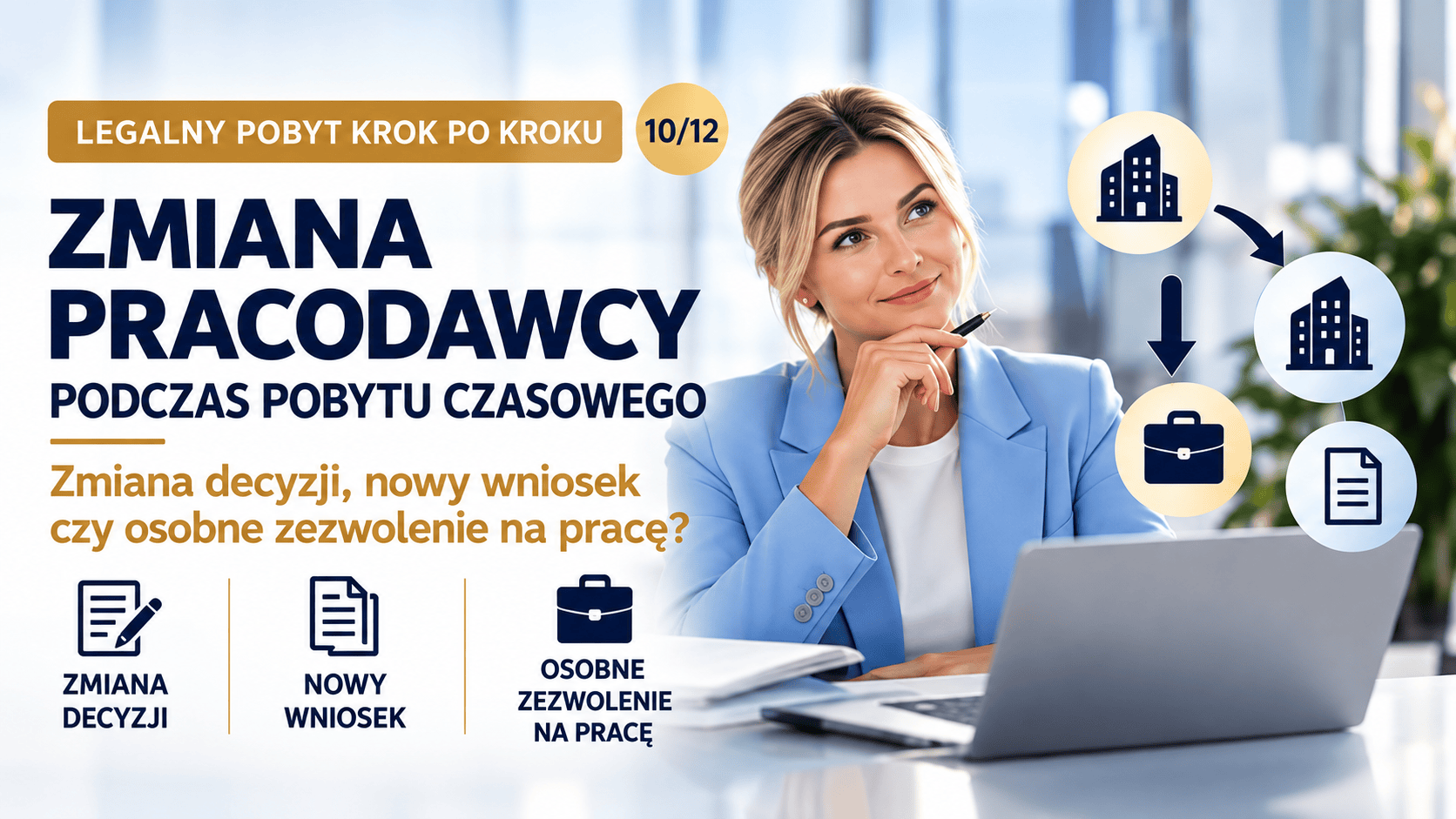 Zmiana pracodawcy podczas pobytu czasowego