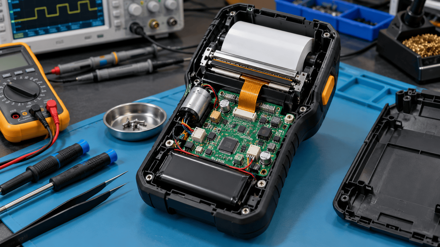 Handheld Thermal Label Printer Repair in Cornwall: Electronic Fault Assessment