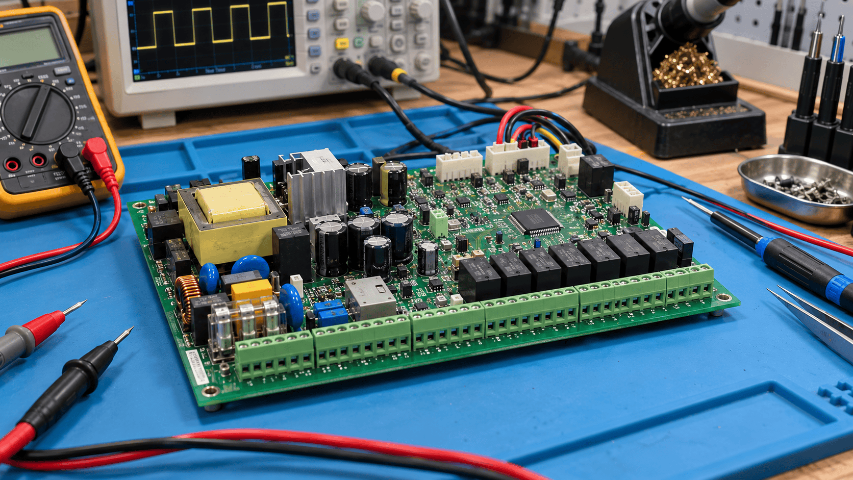 Security Alarm Control Panel PCB Repair in Cornwall