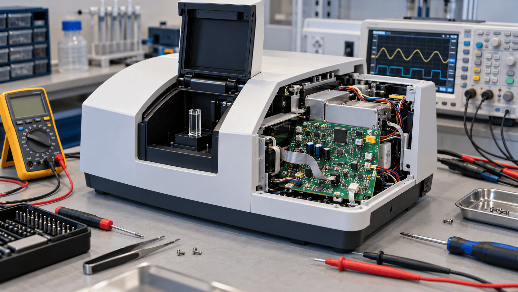Laboratory Spectrophotometer Electronics Repair in Cornwall