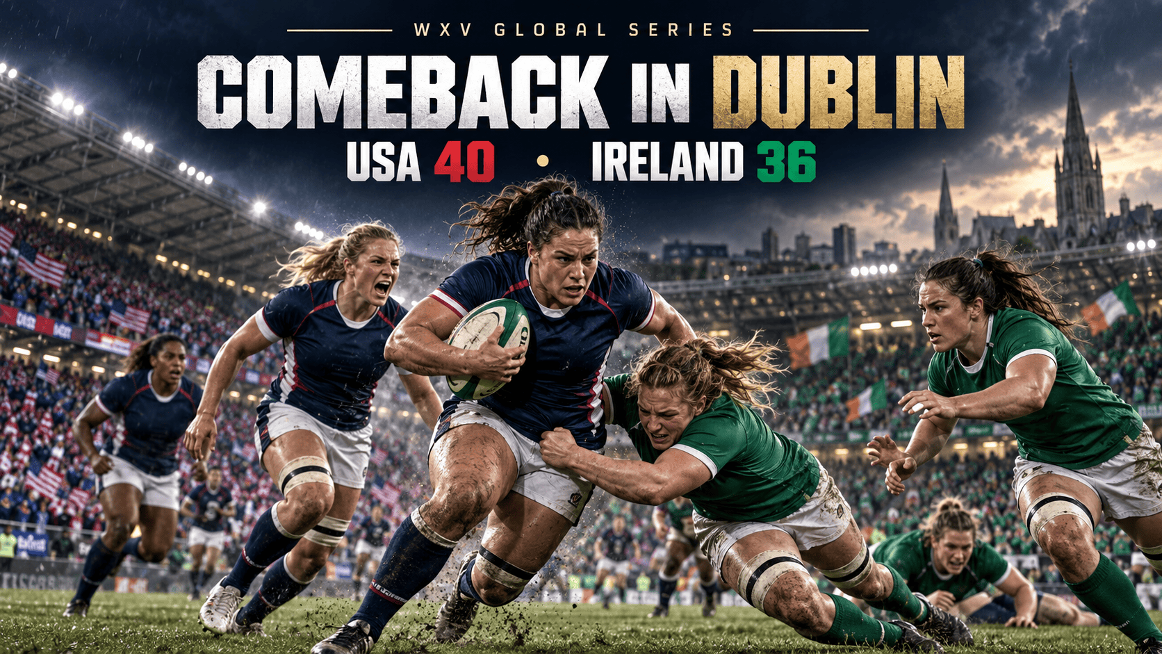 Usa Women Complete Comeback - the Rugby Rant USA Women Complete Comeback