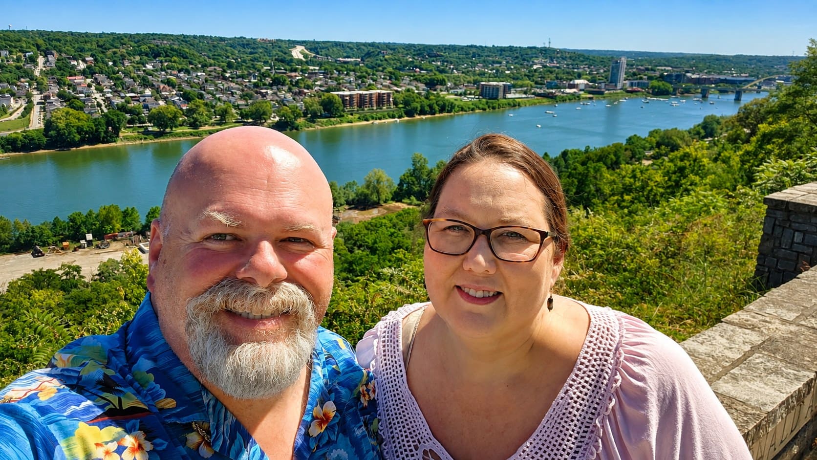 Chad and Letha Hembree at an overlook