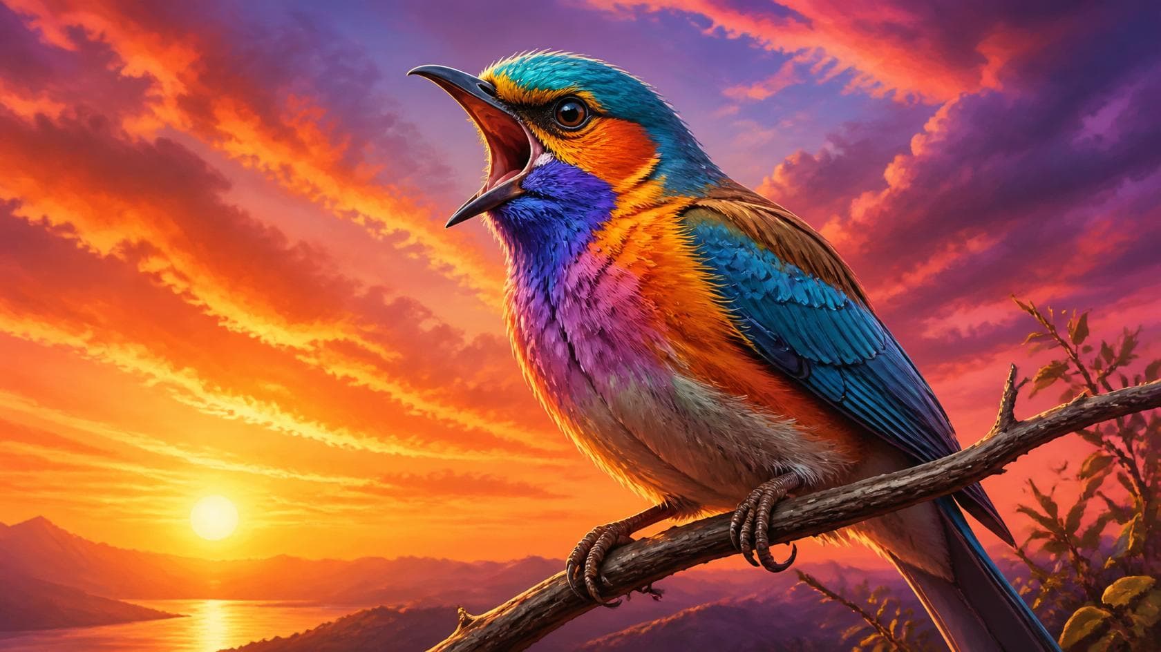 A Bird Perching