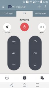 Quick Remote - die IR-Fernbedienung als App