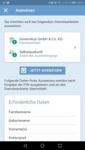 So kann man den eigenen Perso mit der App auslesen