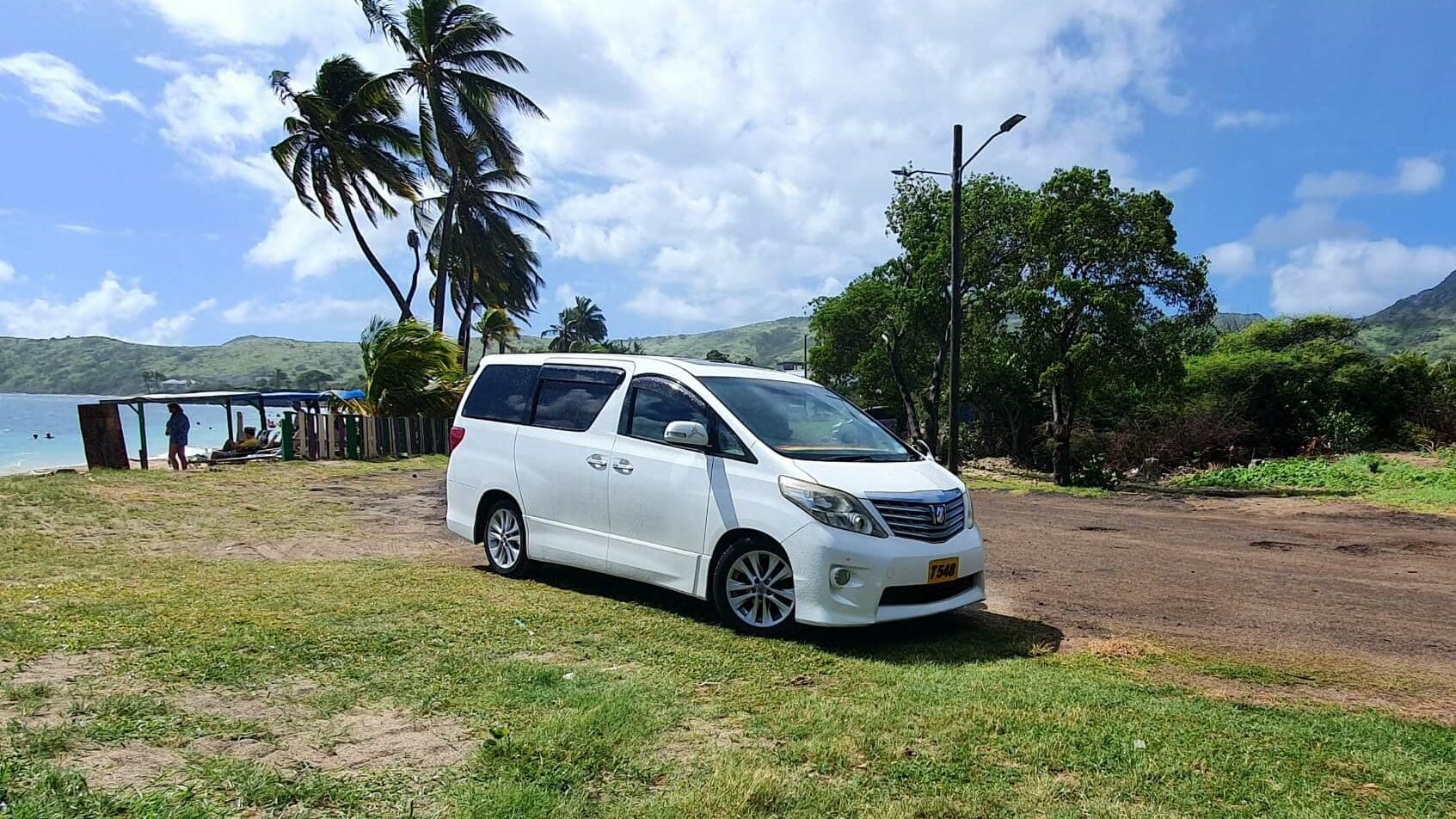 Unser Taxi auf St. Kitts für den Landausflug