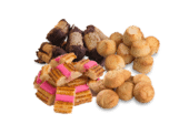 Diverse amandelkoek (per 500 gram)