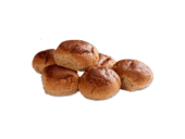 Bakkers volkoren of witte bollen x 6