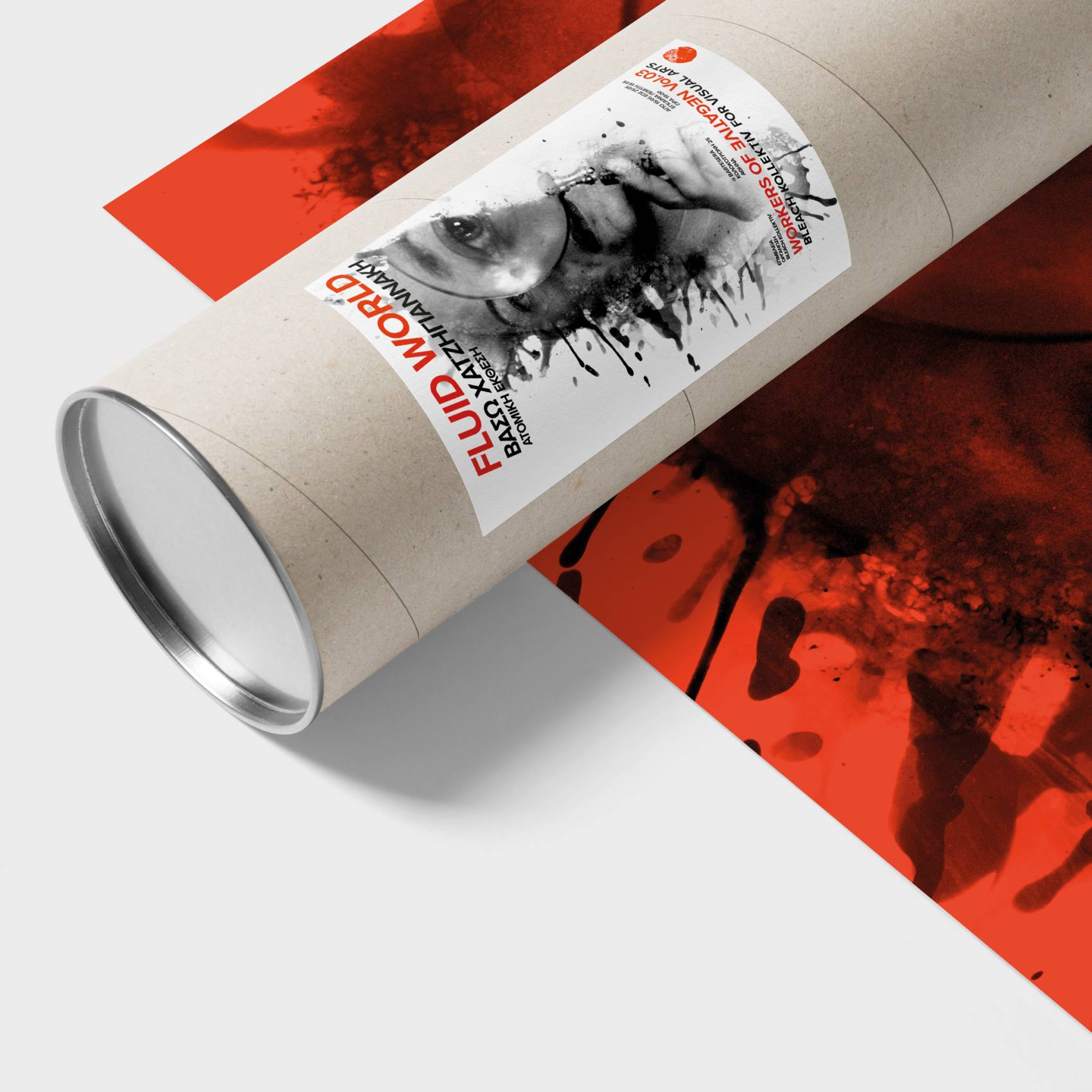 fluid world - visual identity by mb―design