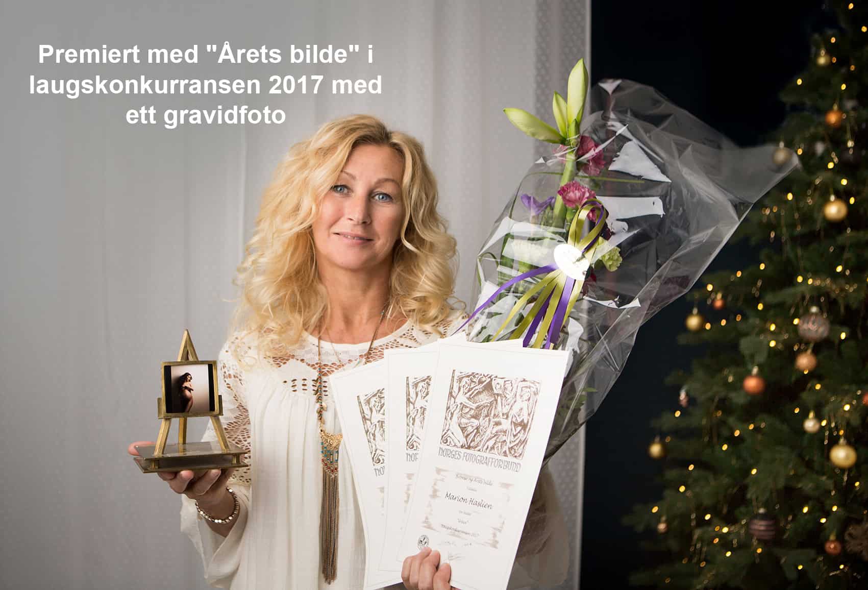 Fødselsfotografering gravidfoto gravidfotograf vinner av "Årets bilde" 2017 med gravidfoto og viktige prisutmerkelser.