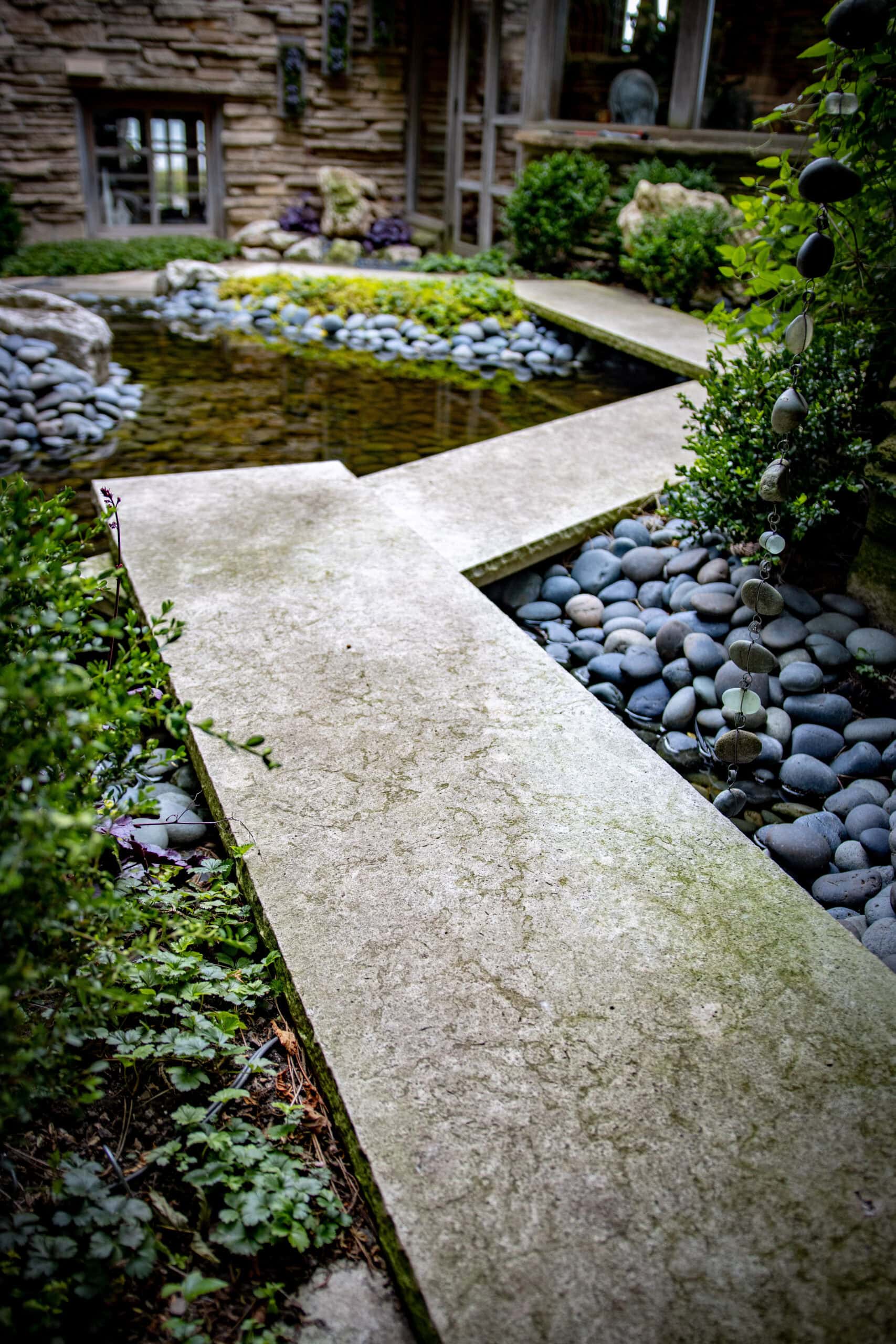 stone walkway
