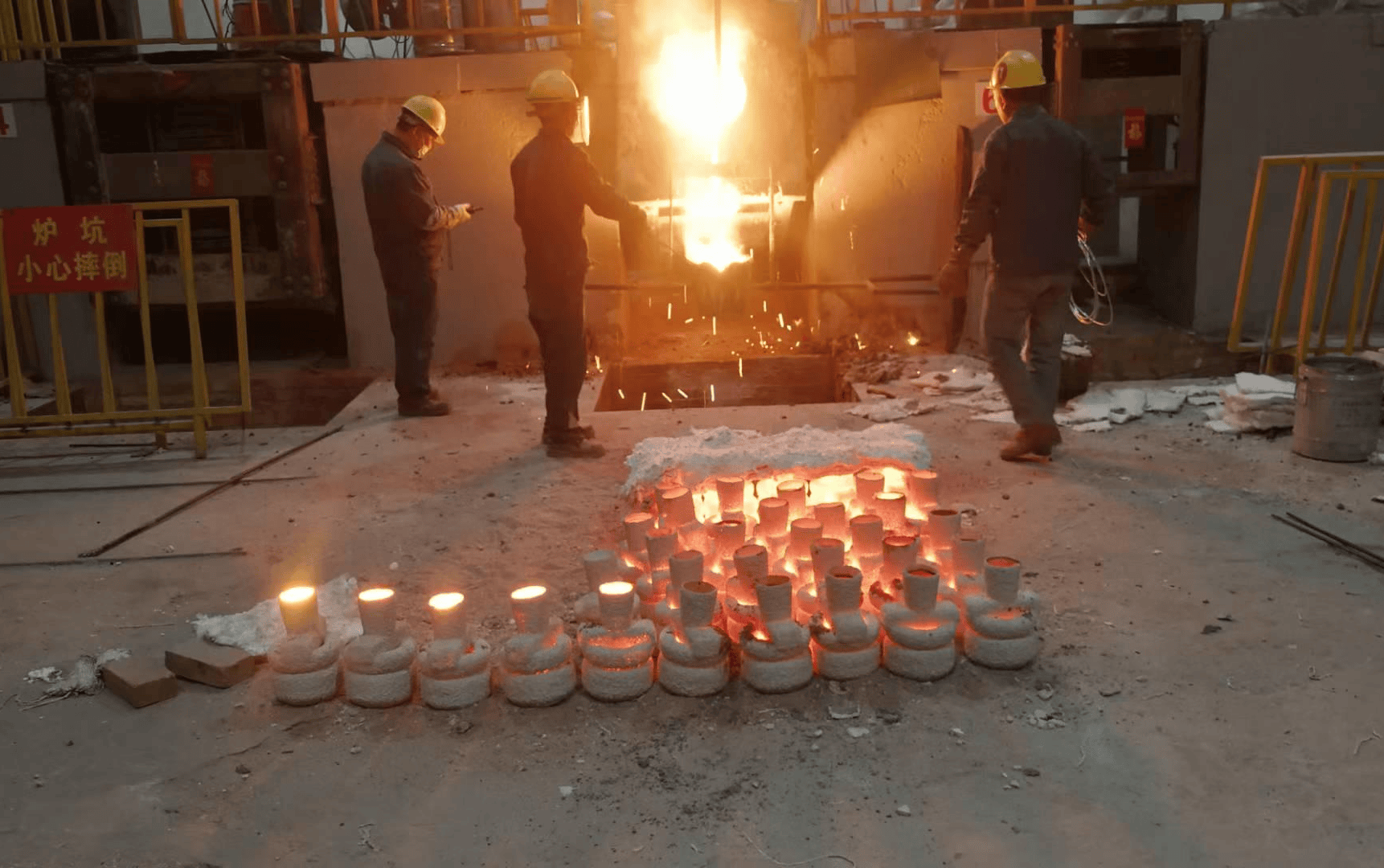 Heat treatment furnace equipment in an industrial factory workshop, reference 9-2