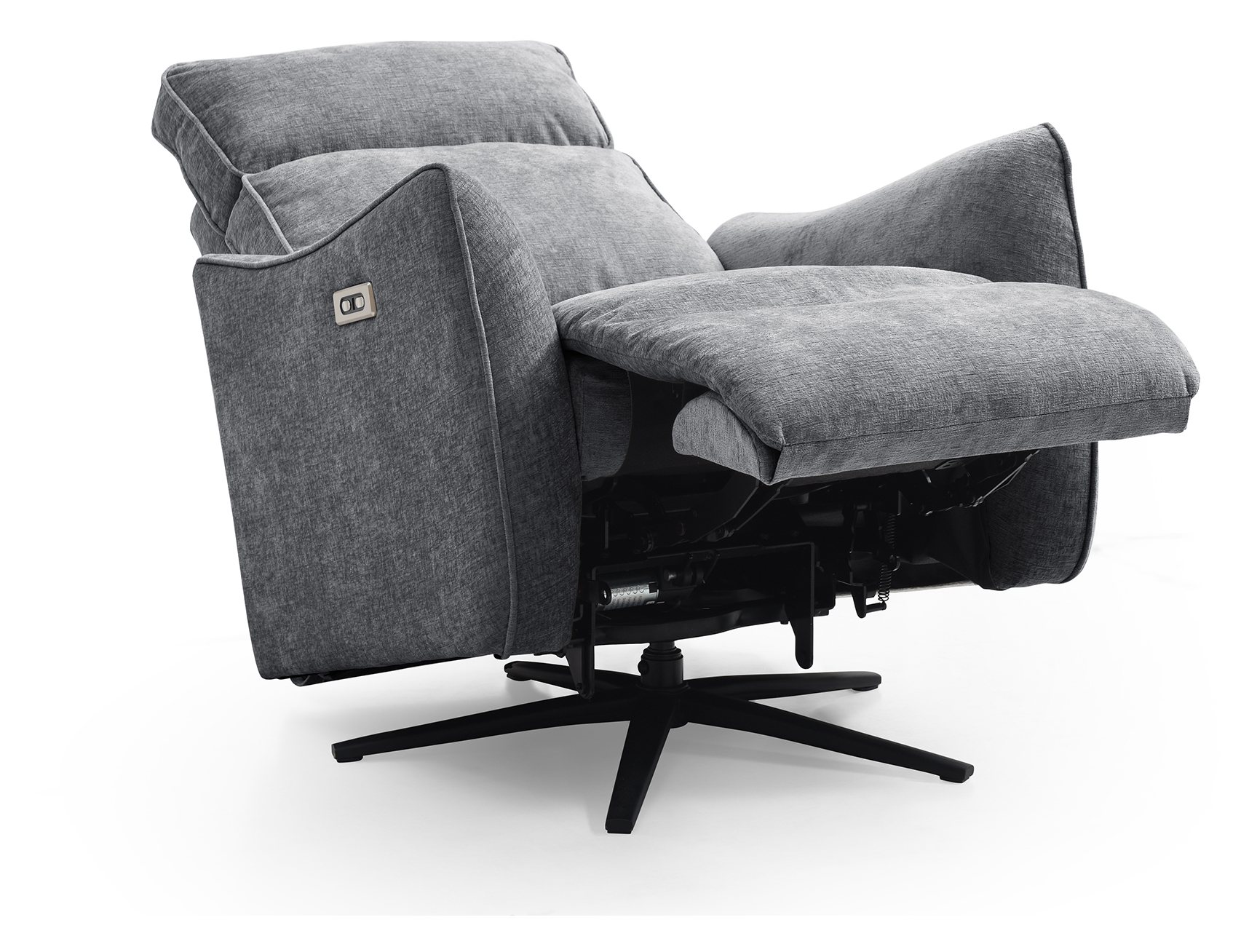 KY513 FINN ELECTRIC SWIVEL RECLINER GREY CUT OUT (5)