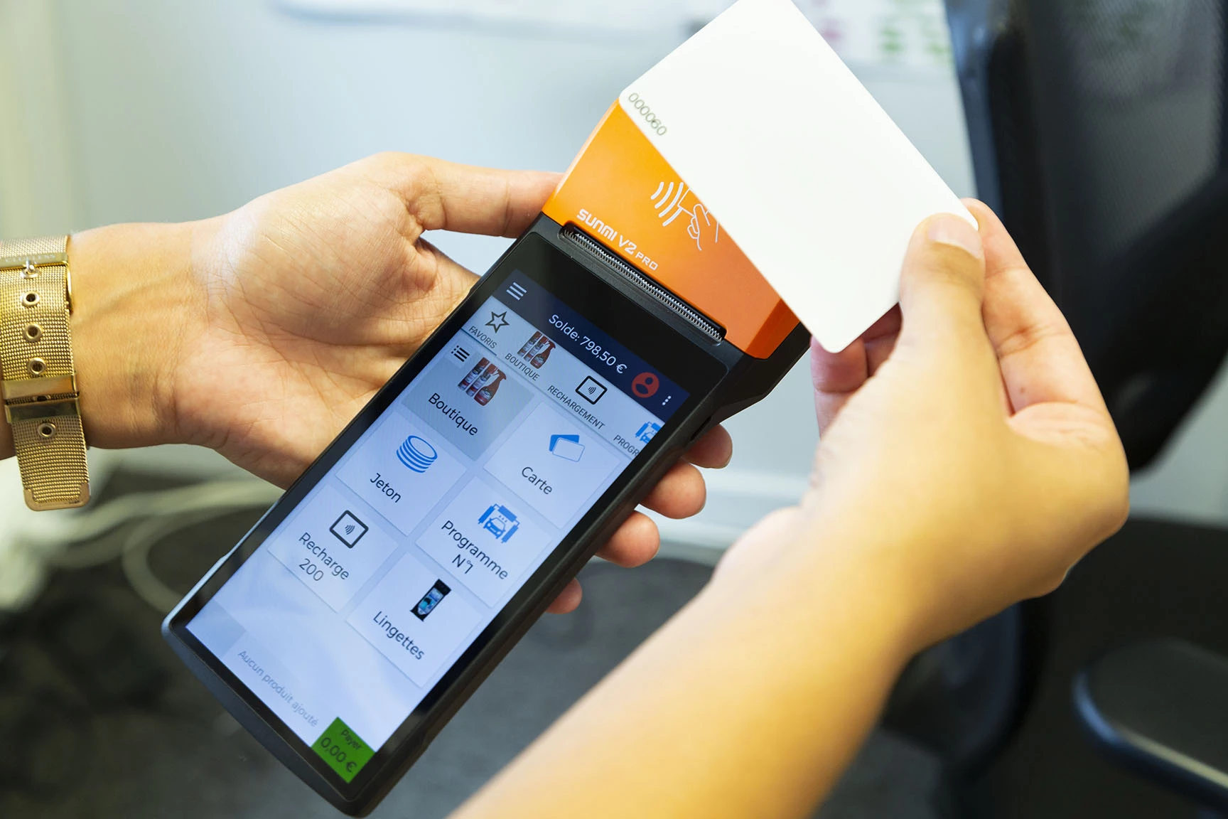 Gestion des paiements par les sociétés du groupe CAP MONETIQUE : paiement sans contact