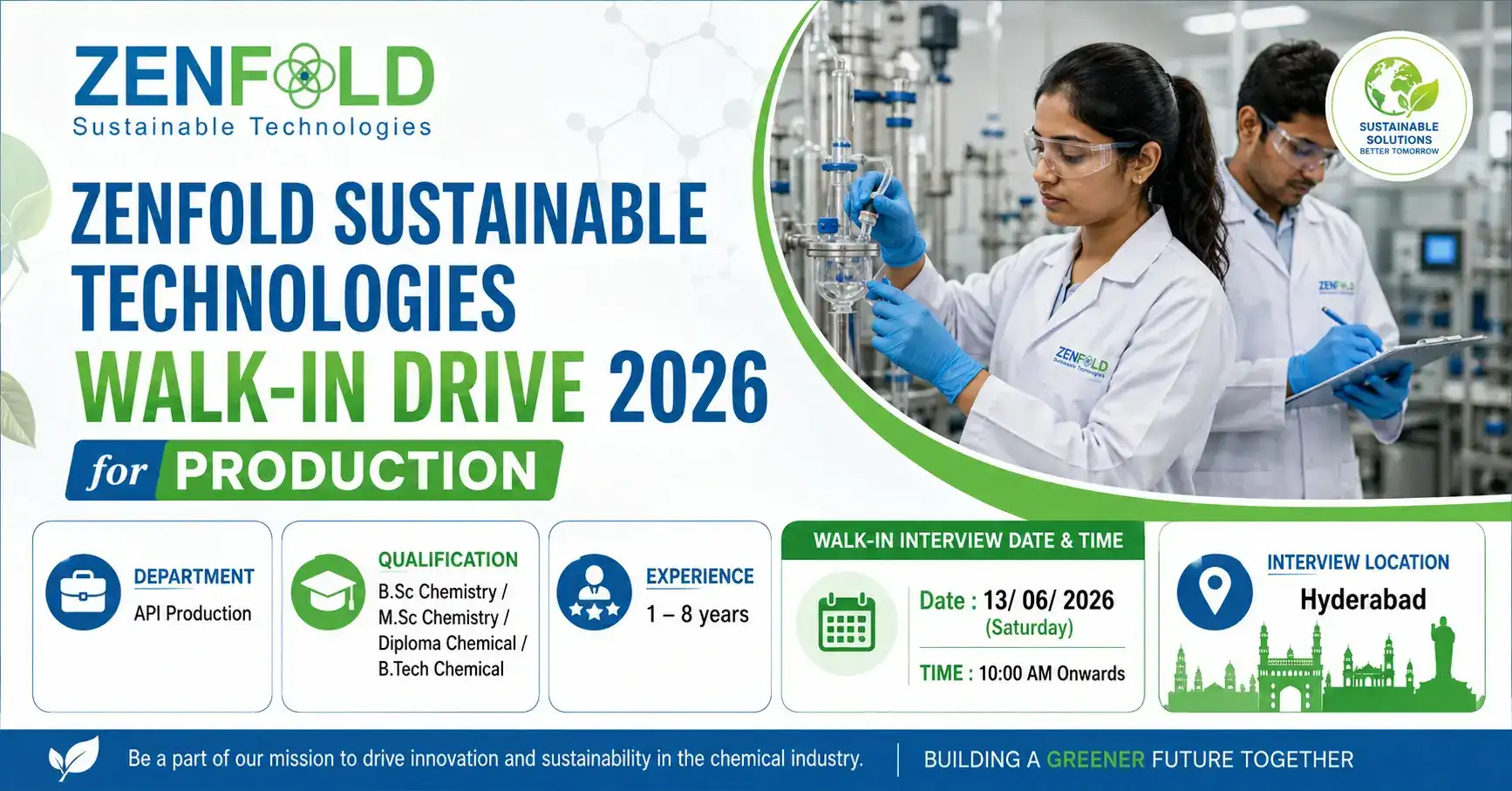 Zenfold Sustainable Technologies Walk-In Drive 2026 for Production