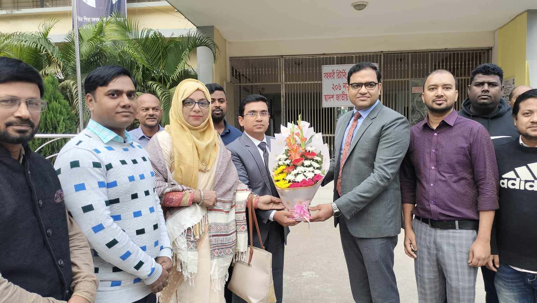 সোনারগাঁওয়ে নবাগত উপজেলা নির্বাহী কর্মকর্তা  দিপন দেবনাথ