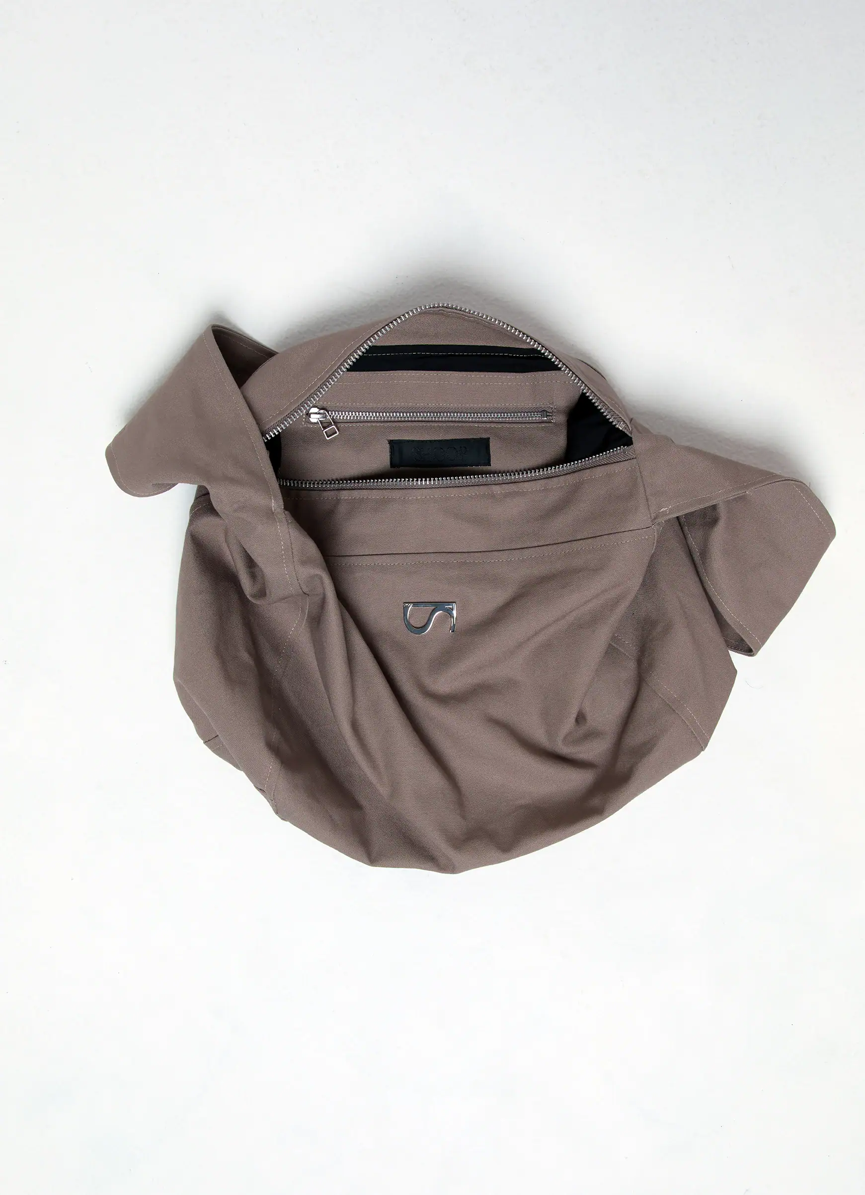 MINI SACK CANVAS SHOULDER BAG – GREY | SHOOP Clothing