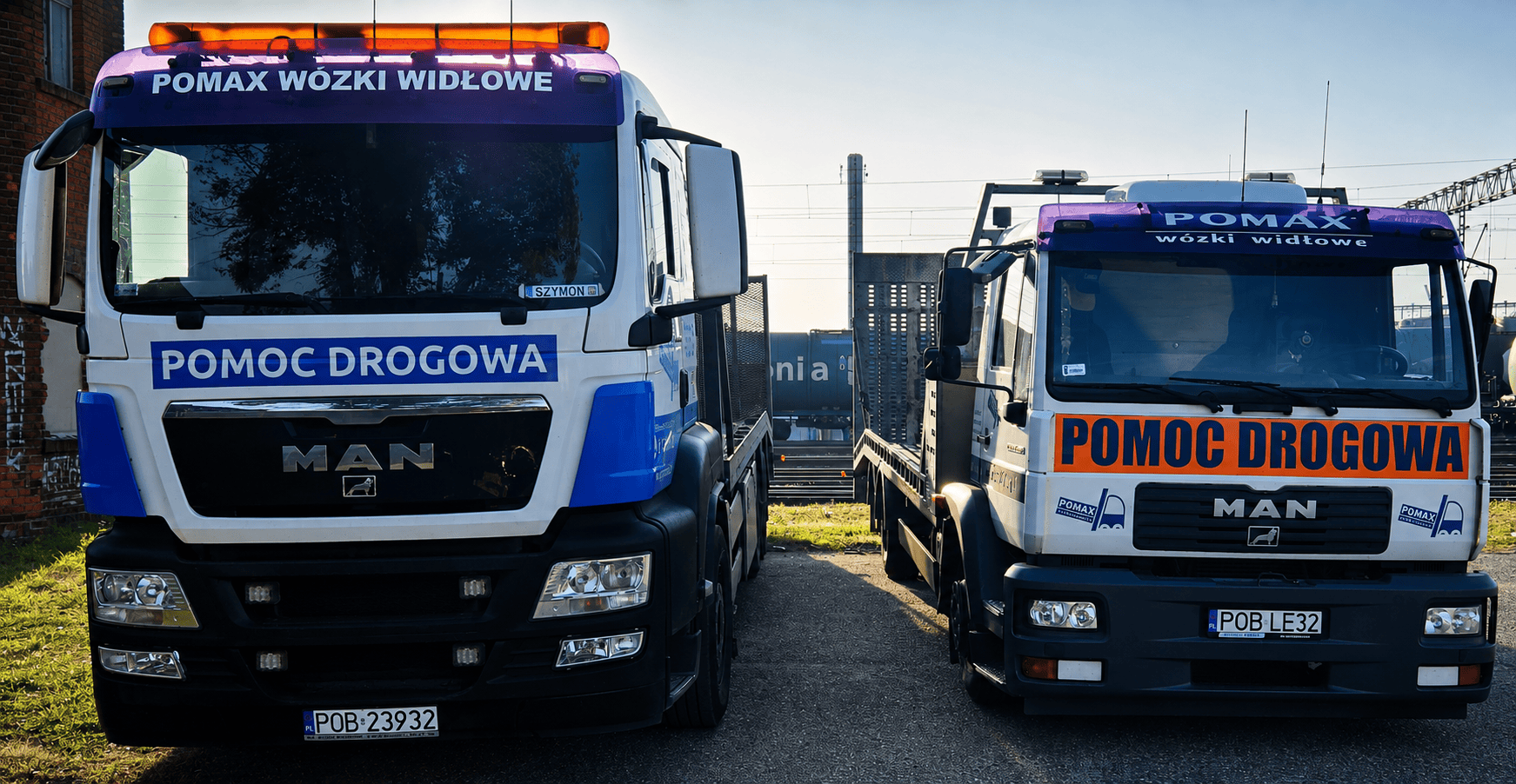 Pomoc drogowa i transport wózków widłowych POMAX