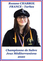Escrime. la Tarbaise Roxane Chabrol remporte les Jeux Méditerranéens