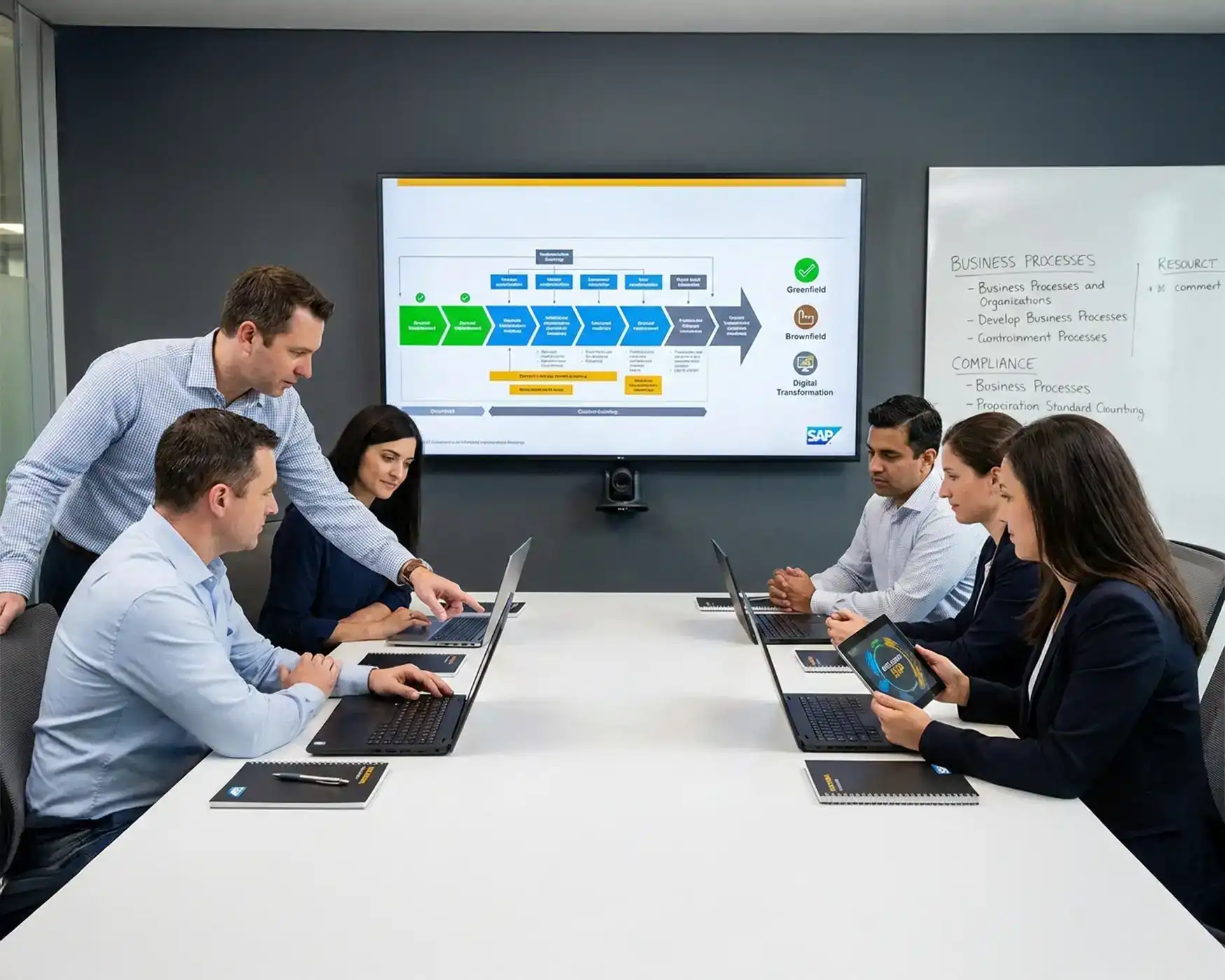 Illustration of SAP Cloud BTP CALM'