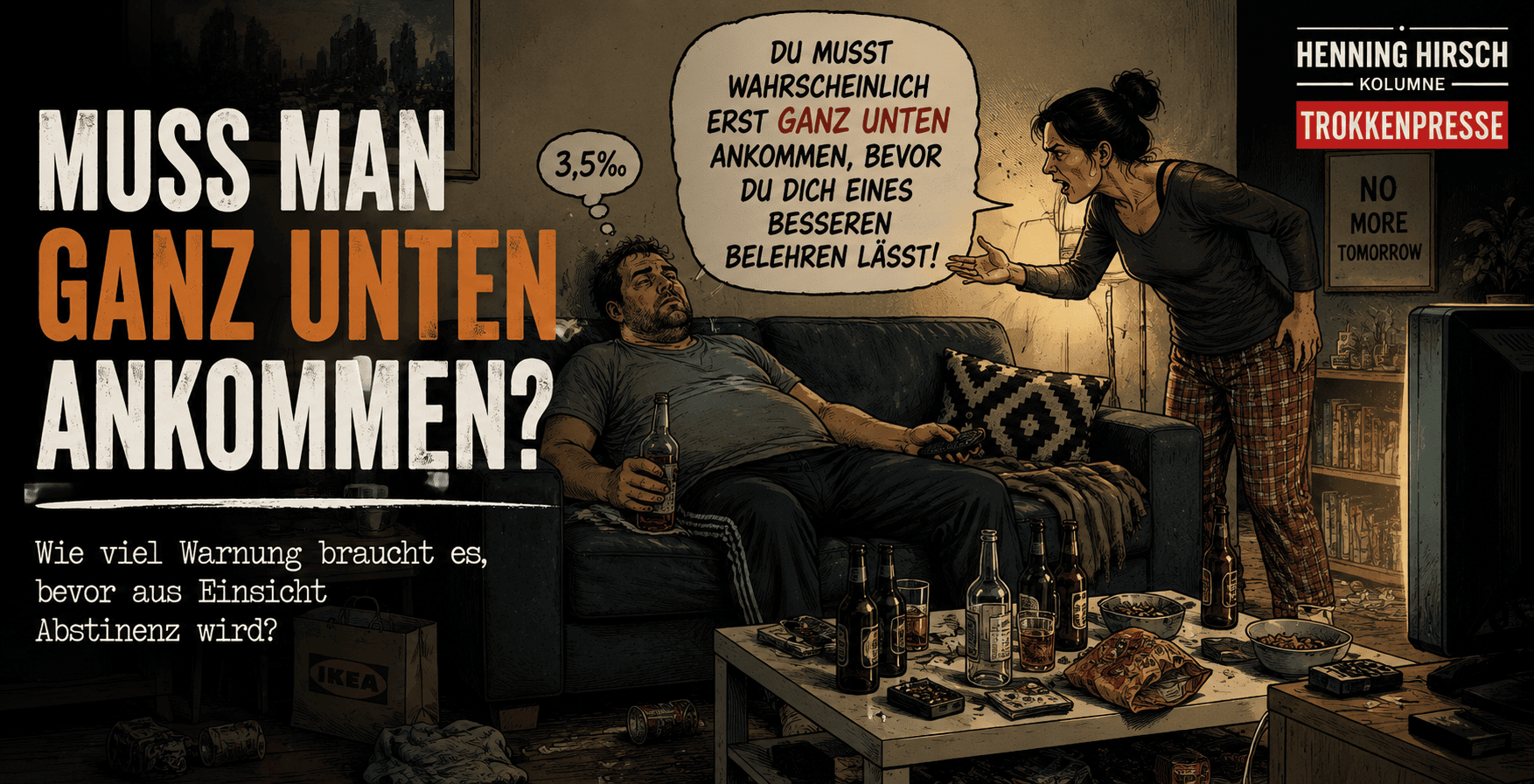 trokkenpresse ganz unten ankommen