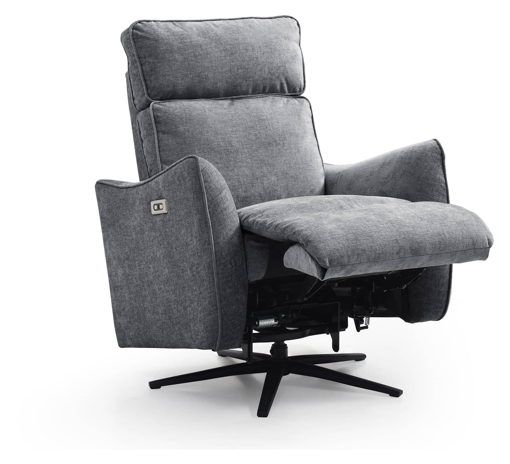 KY513 FINN ELECTRIC SWIVEL RECLINER GREY CUT OUT (4)