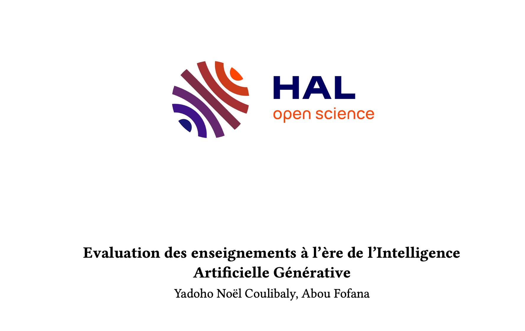 Evaluation des enseignements à l’ère de l’Intelligence Artificielle Générative