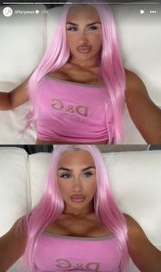 Tiffany Stratton shows off bright pink hair after replacing her longtime blonde WWE look online
