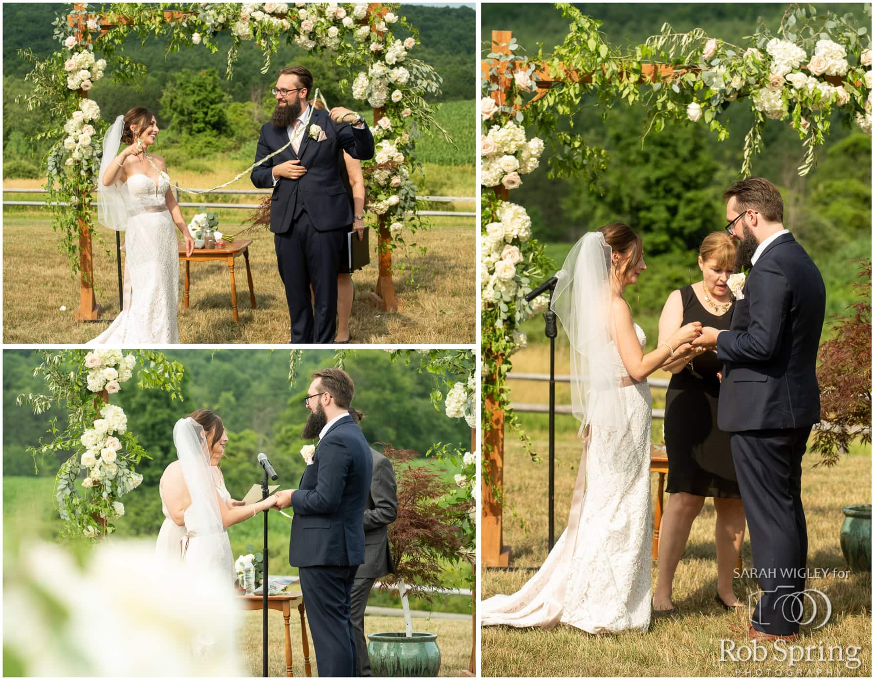 Wedding Barn at Lakota's Farm Wedding with Dana & Dan Rob Spring
