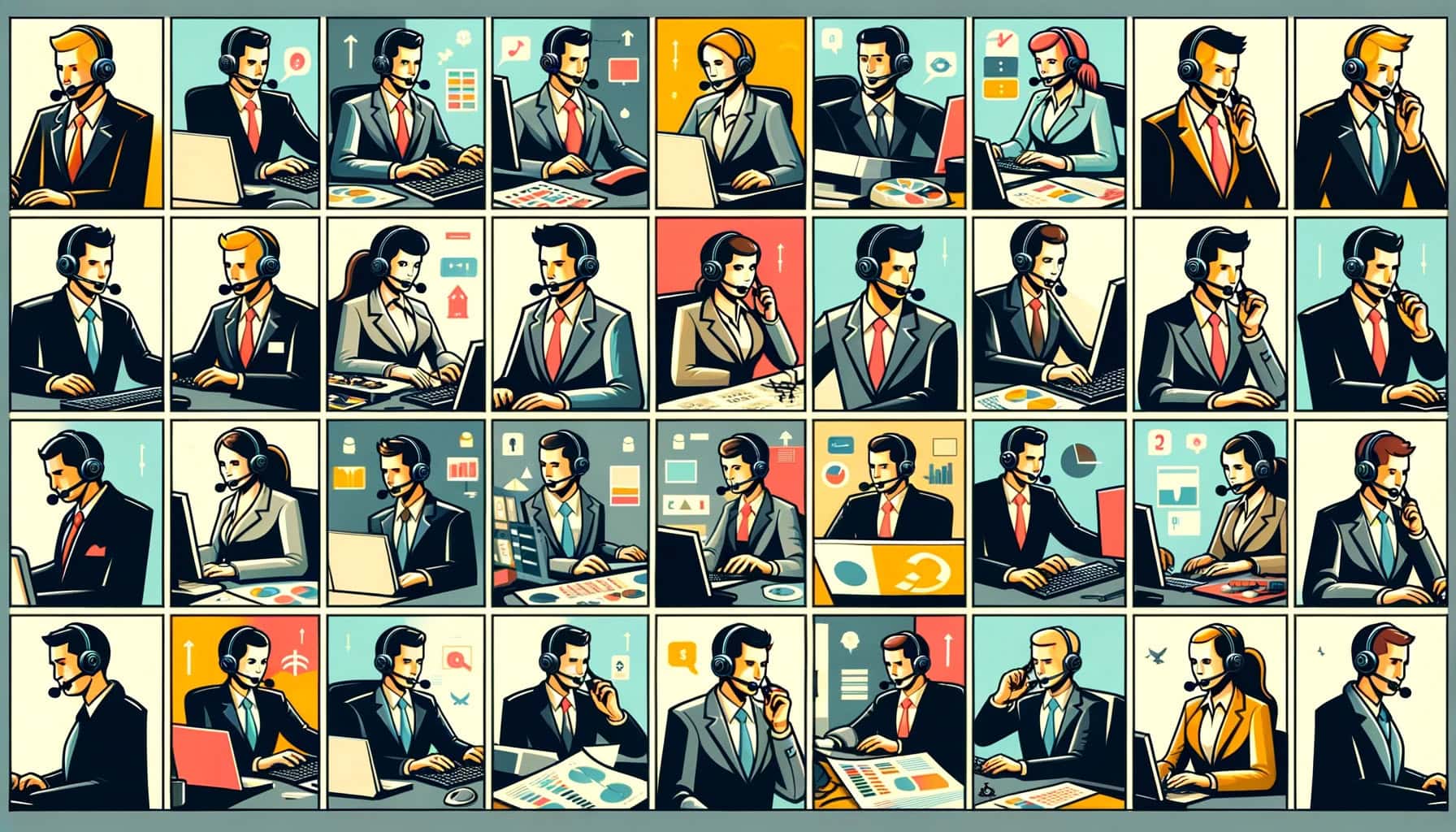squares of telemarketers
