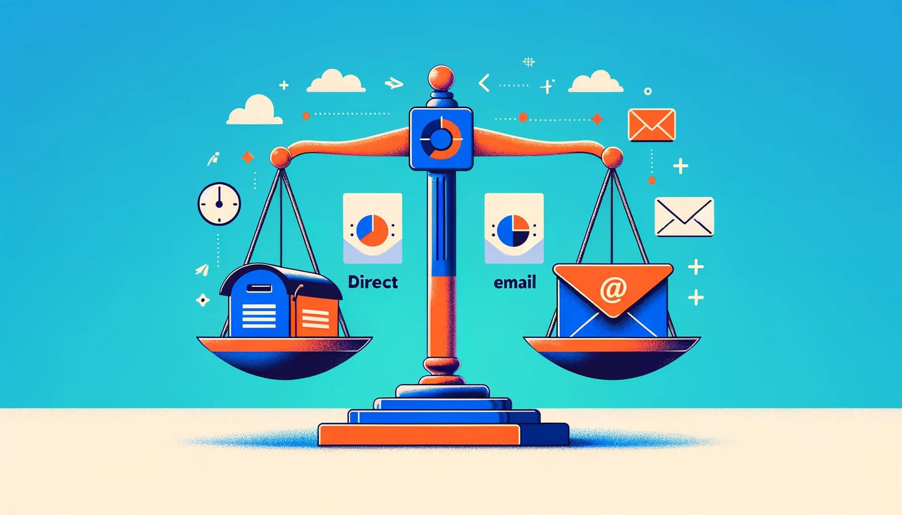 scale balancing direct mail and email for marketing