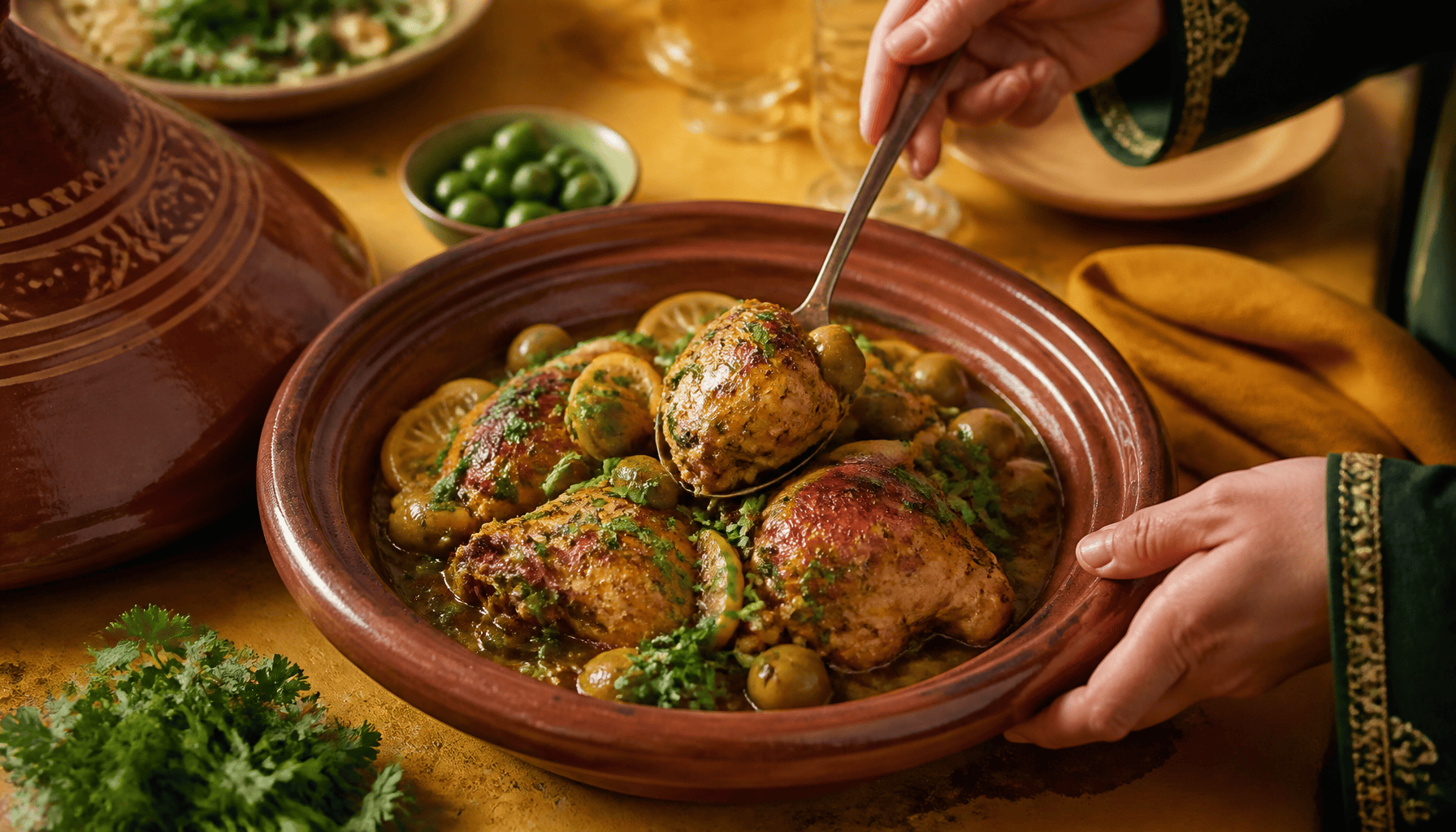 Recette poulet aux olives : le plat généreux qui réchauffe les tablées
