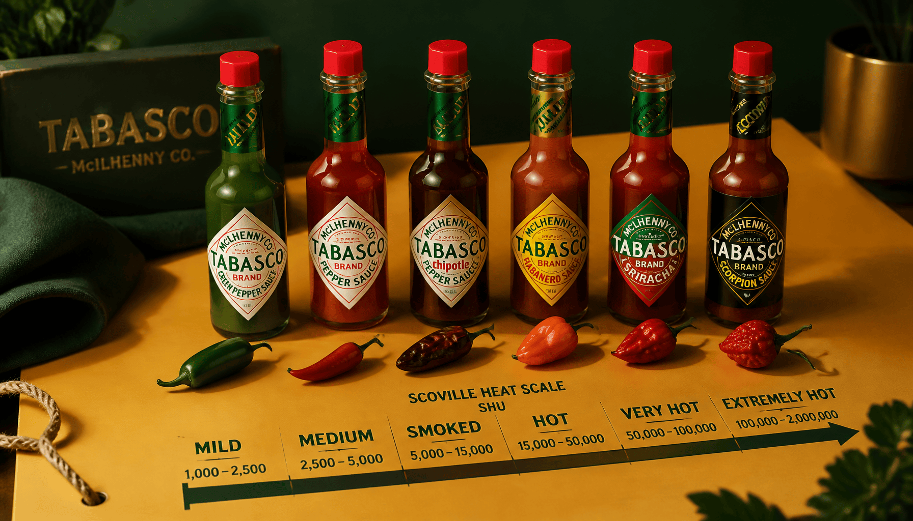 Tabasco et l&rsquo;échelle de Scoville : le guide complet pour comprendre le piquant