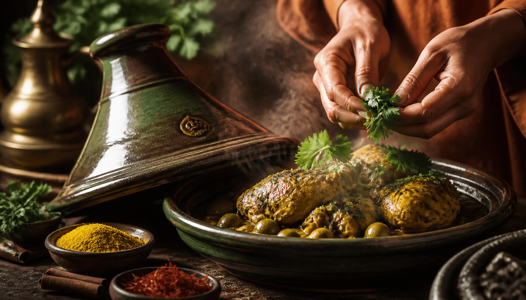 Tajine olive et poulet à la marocaine : la recette authentique qui embaume la cuisine
