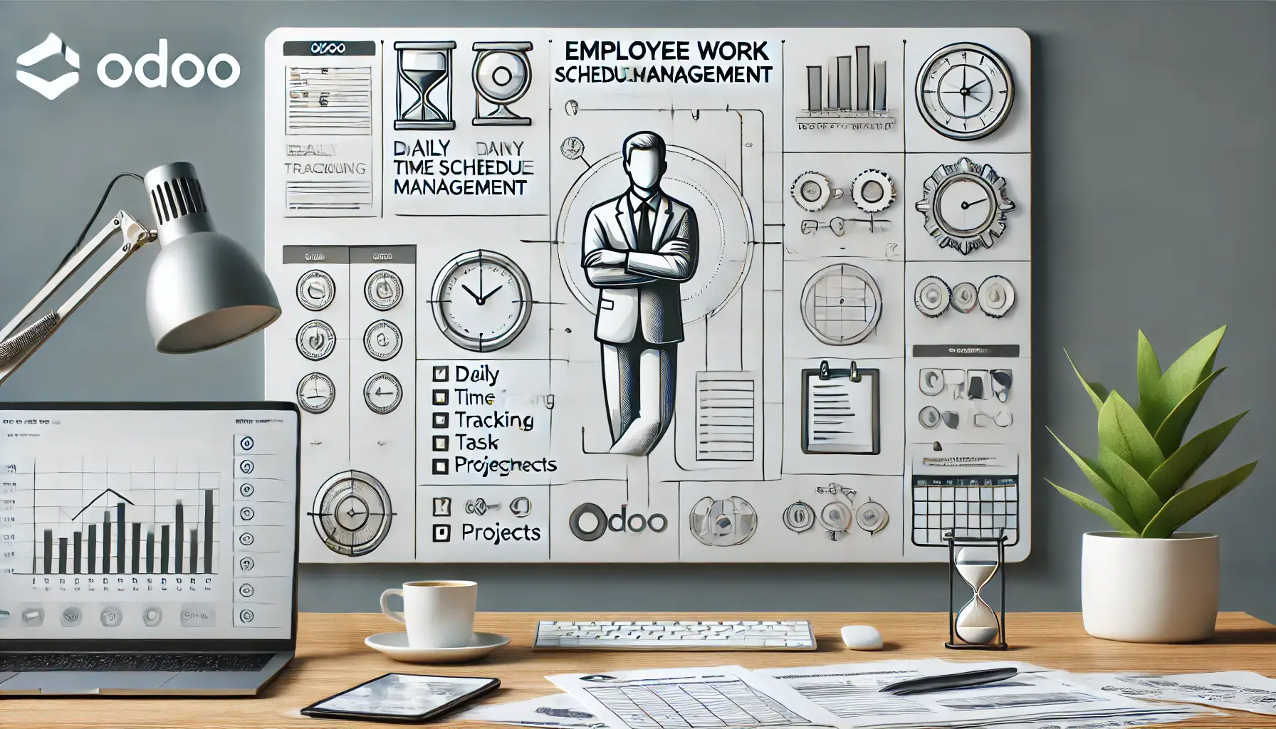 odoo control empleados