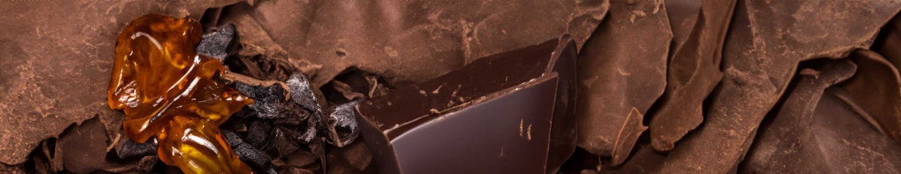 dark chocolate with amber