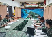 Dandim 1710/Mimika Pimpin Rapat Kerja Pencocokan Rincian Kertas Kerja Satker Dengan Progjagar TA 2025