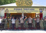 Pastikan Siap Untuk Melaksanakan Pengamanan Hari Raya, Dandim 1710/Mimika Pantau dan Cek Posko Terpadu Kodim 1710/Mimika Bersama Polri dan Instansi Terkait Lainnya