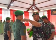 Sebanyak 15 Personel Kodim 1710/Mimika Naik Pangkat