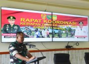 Dandim 1710/Mimika Pimpin Rapat Koordinasi Kesiapan Pelaksanaan TMMD Ke-124 TA 2025 di Wilayah Kabupaten Mimika