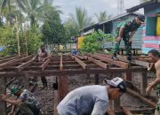 Pastikan Berjalan Dan Sesuai Target, Kasdim 1710/Mimika Tinjau Pengerjaan Sasaran Fisik Pra TMMD Ke-124