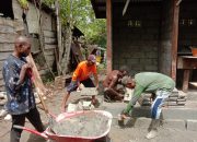 Kebersamaan Satgas TMMD dan Warga: Gotong Royong Bangun Kampung, Eratkan Persatuan