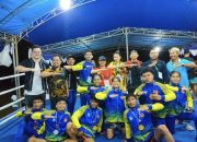 Enam Emas Antar Muay Thai Halut Juara Umum Porprov V