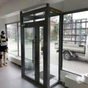 usi aluminiu de intrare