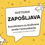 Tražimo osobu za vođenje društvenih mreža (Social Media & Content Creator)