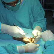 Wide-awake hand surgery procedure photo