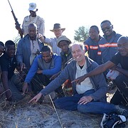 Descoberta do meteorito do asteroide 2018 LA. Créditos: Peter Jenniskens